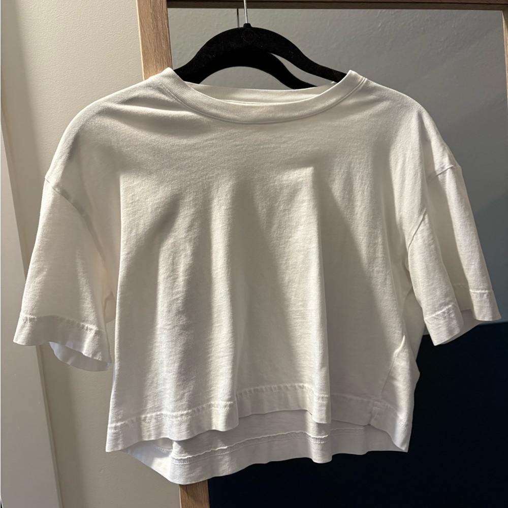 Everlane White Short Sleeve Tee